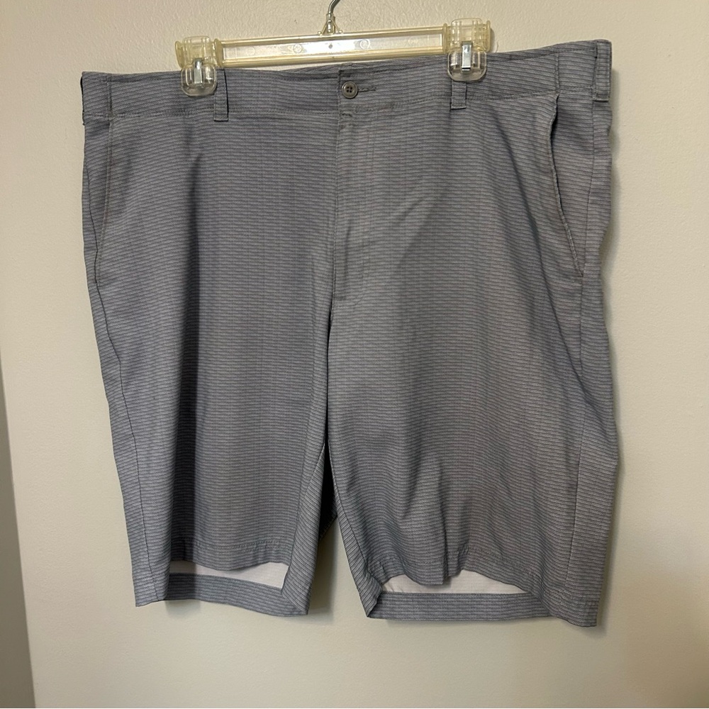Ben Hogan Shorts Mens 40 Blue‎ Gray Performance Waist Stretch Golf Athletic EUC